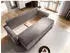 Masseno MENI Schlafsofa mit Bettkasten Kordstoff Creme (POSO 100)