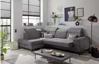 ED EXCITING DESIGN Ecksofa "Rockdale L-Form mit Bettfunktion, Bettkasten"