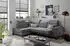 ED EXCITING DESIGN Rockdale Ecksofa L-Form mit Bettfunktion, Bettkasten, anthrazit, 282x90x200cm (Rockdale)