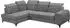 ED EXCITING DESIGN Rockdale Ecksofa L-Form mit Bettfunktion, Bettkasten, anthrazit, 282x90x200cm (Rockdale)