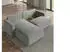 Masseno Foril Ecksofa L-Form mit Schlaffunktion & Bettkasten, Velours, Creme, 265x178cm