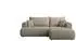 Selsey Ovo Mini Eckschlafsofa rechtsseitig Chenille-Bezug greige 238x156cm