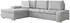 Mirjan24 Orkan Mini Premium Ecksofa L-Form mit Bettkasten und Schlaffunktion (Orkan Mini Premium)