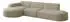 Fun Möbel Ecksofa Designersofa PALMA Stoff Ascot 296 cm Ottomane Links