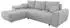 Mirjan24 Logo L Ecksofa mit Schlaffunktion und Bettkasten, L-Form, 291x183cm (Lumo 65)