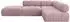 ALTDECOR Favio-L1 Ecksofa L-Form 5-Sitzer rosa 285x190cm (800001589054)