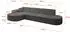 ALTDECOR TARO-L2 Ecksofa L-Form, grau, 328x171cm (800001356801)