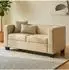 MCW Lille-S-K-2 2-Sitzer Sofa Kunstleder, creme (Lille-S-K-2)