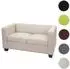 MCW Lille-S-K-2 2-Sitzer Sofa Kunstleder, creme (Lille-S-K-2)