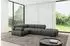 ALTDECOR Felto-L1 Ecksofa L-Form Velours, dunkelgrau, 285x190cm (800001570123)