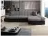 Mirjan24 Montana Ecksofa L-Form, 5-Sitzer, 278x161cm, Textil, mit regulierbaren Armlehnen