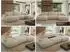 MKS Rina U Ecksofa Wohnlandschaft, Chenille beige, Schlaffunktion, 360x85x170cm (800001599580)