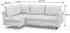 Beautysofa Neron Ecksofa mit Schlaffunktion, 2 Bettkästen, L-Form links, cappuccino, Wenge-Füße (Gemma 06)