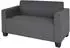MCW Moncalieri 2-Sitzer Sofa Kunstleder dunkelgrau