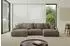 ALTDECOR ONESK-U Wohnlandschaft U-Form mit Schlaffunktion und Bettkasten, braun (800001616868)