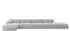 ALTDECOR Lizur-L3 Ecksofa L-Form, 7-Sitzer, 475x160cm, grau (Lizur-L3)