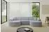 ALTDECOR MARI-U1-v2 Wohnlandschaft U-Form, Velours, hellgrau, 303x171x83cm (800001617132)