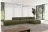 ALTDECOR Kerru-L2 Ecksofa L-Form Bouclé grün 380x190cm