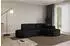 ALTDECOR MARI-L1 Ecksofa L-Form Velours schwarz 243x171cm (800001324776)