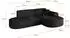 ALTDECOR MARI-L1 Ecksofa L-Form Velours schwarz 243x171cm (800001324776)