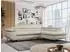 MKS Meble Peter L Ecksofa L-Form mit Schlaffunktion und Bettkasten, beige Velvet (Peter L)