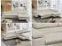 MKS Meble Peter L Ecksofa L-Form mit Schlaffunktion und Bettkasten, beige Velvet (Peter L)
