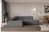 ALTDECOR IREA-L1-v4 Ecksofa L-Form Bouclé grau, 232x165cm (800001202269)