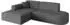ALTDECOR IREA-L1-v4 Ecksofa L-Form Bouclé grau, 232x165cm (800001202269)