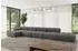 ALTDECOR Lizur-L3 Ecksofa L-Form, 7-Sitzer, dunkelgrau (800001554984)