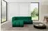 ALTDECOR Darnel-L1 Ecksofa L-Form Velours dunkelgrün 205x177x70cm (800001228609)