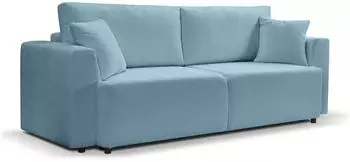 xonox.home Point Schlafsofa 3-Sitzer Webstoff hellblau (4066432026434_110d)