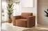 Fun Möbel PALMA XS Ecksofa-Set mit Sessel, Stoff Noel, ziegelrot