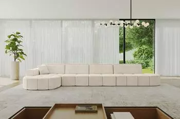 ALTDECOR Livo-L3 Ecksofa L-Form, beige, 422x173cm (800001202079)