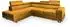 Masseno Nola L-S Ecksofa mit Schlaffunktion, Velours, gelb, L-Form, 253x190cm
