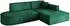 ALTDECOR IREA-L1-v4 Ecksofa L-Form smaragdgrün Velvet 232x165cm (800001202087)