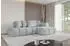 ALTDECOR CLOUD-L-v1 Ecksofa mit Schlaffunktion und Bettkasten, Velours, hellgrau, L-Form (800001146569)