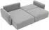 Mirjan24 Goya Slim Ecksofa L-Form mit Schlaffunktion und Bettkasten, 234x140cm (Cruz 97)