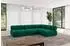 ALTDECOR Samaro-L2 Ecksofa L-Form Velours dunkelgrün 285x190x70cm (800001348622)