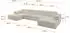 ALTDECOR IREA-U2-v4 Wohnlandschaft U-Form, Textil, cremeweiß, 6-Sitzer (800001201908)