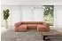 ALTDECOR Garvo-U1 Ecksofa U-Form Velours apricot 285x190x70cm (800001617009)