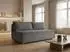 WFL GROUP Diana Schlafsofa 3-Sitzer mit Bettkasten, Cord, grau (800001307109)