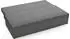 WFL GROUP Diana Schlafsofa 3-Sitzer mit Bettkasten, Cord, grau (800001307109)