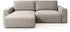 Lookway Opera Ecksofa L-Form mit Schlaffunktion und Bettkasten, beige, 247x143cm (800000794473)