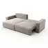 Lookway Opera Ecksofa L-Form mit Schlaffunktion und Bettkasten, beige, 247x143cm (800000794473)