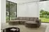 ALTDECOR MARI-U1-v1 Wohnlandschaft U-Form Velours dunkelbraun 303x171x83cm (800001617034)