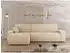 Mirjan24 Piano L Ecksofa mit Bettkasten und Schlaffunktion, Wellenfeder, L-Form (Lima 46)