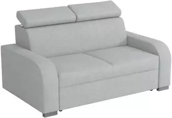 Mirjan24 Oslo 2 Polstersofa mit einstellbaren Kopfstützen, 170x100x85-100cm (Crown 17)
