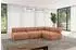 ALTDECOR Samaro-L2 Ecksofa L-Form Velours apricot 285x190x70cm (800001348641)