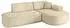 ALTDECOR MARI-L1v3 Ecksofa L-Form, Velours, beige, 243x171x83cm (800001202299)