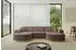 ALTDECOR MARI-U1-v2 Wohnlandschaft U-Form, Velours, braun, 303x171x83cm (800001617145)